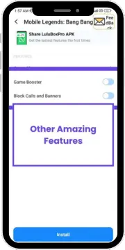 Game Booster in Lulubox ml