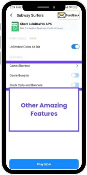 Lulubox Subway Surfers APK Download 2024 Latest Version 4 Oher biult-in features for Lulubox Subway Surfers in Lulubox Pro