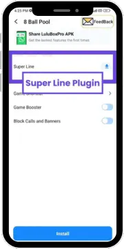 Super Line Plugin for Lulubox 8 Ball Pool in Lulubox Pro